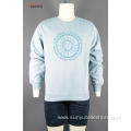 Men's crew neck sweatshirt without hood